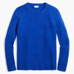 💙✨ J.Crew Extra Soft Wool Blend Crewneck Sweater Size L Classic‎ Knit ✨💙 thumbnail 1