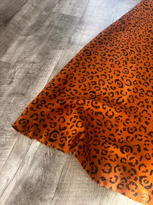 Farm Rio Anthropologie Satin Midi Skirt Leopard Print Size XS thumbnail 6