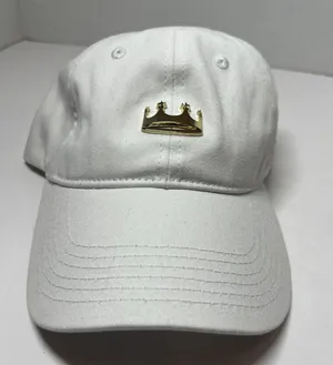 Kansas City Royals Ladies Night Out White Hat Ballcap Gold Crown Miller lite thumbnail 1