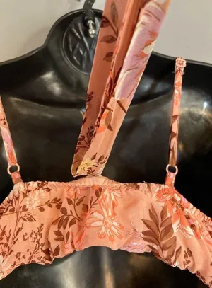 As U Wish pink floral high low dress nwt thumbnail 7