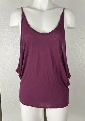 We the free sand dollar plum purple tank top thumbnail 1