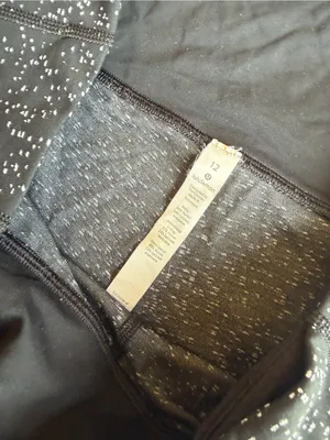 Lululemon Rebel Runner Crop Leggings Zip Leg Wide Waist Size 12 Black Running thumbnail 9