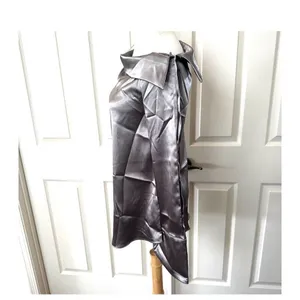 New Revival grey off the shoulder long sleeve blouse thumbnail 2