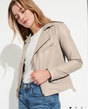The Reset R Label Vegan Leather Classic Moto Jacket women's size small thumbnail 1