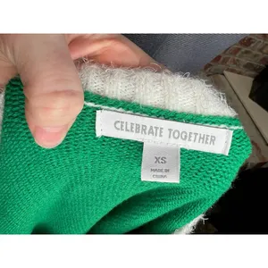 Celebrate together ugly christmas sweater reindeer rudolph plaid red green pink thumbnail 9