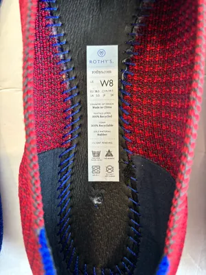Rothy’s The Point Ballet Flats in Rare Limited Edition Scarlett Tweed thumbnail 10
