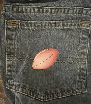Handmade | Green Bay Packers Denim Purse. thumbnail 9