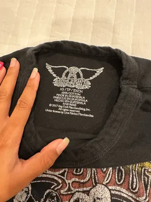 American Eagle Aerosmith Baby Tee Size XS thumbnail 3
