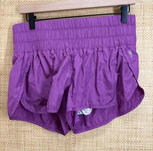 FP Movement x HATCH Way Home Maternity Shorts Purple XS Activewear Running thumbnail 1