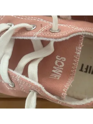 Versatile Pink and White Sneakers with Classic Design Size 11 thumbnail 7