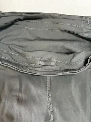 Lululemon Mid-Rise Raw Hem Crop Leggings - Size 4 - Black thumbnail 6