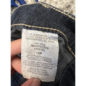 Riders Copper Women 15M Blue‎ Jean Long Dark Wash Flared Panel thumbnail 4