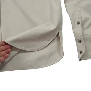 Madewell Womens‎ Size 14 Western Shirt Beige Twill Button Down Flap Pockets thumbnail 6