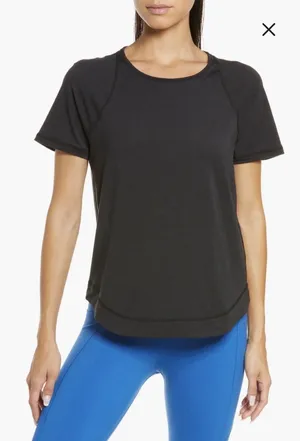 Sweaty Betty Women Black Breathe Easy Circuit T-Shirt Workout‎ Activewear thumbnail 1