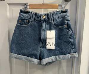 Mom Fit Denim Shorts thumbnail 1