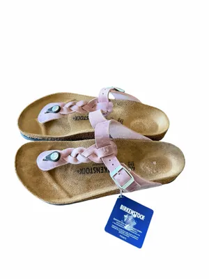 Replace Pics Birkenstock NEW Unisex Gizeh Braided Oiled Sandal Size 40 aka 9/7 thumbnail 4