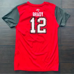NFL Tampa Bay Bucs Buccaneers Tom Brady Sparkly Jersey Top thumbnail 2