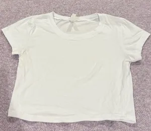 Cropped White Tee thumbnail 1