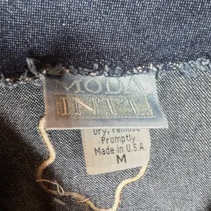 Vintage Denim made in the USA Fourth of July Embroidered Vest‎ size medium thumbnail 4