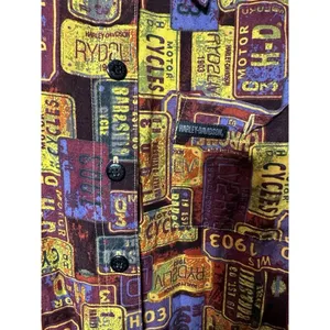 Harley Davidson Sleeveless Shirt License Plate Graphic Womens Medium Vintage thumbnail 4