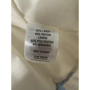 House Of Harlow 1960 Quilted Puffer Jacket Women L Cream Blue Retro Cottagecore thumbnail 6