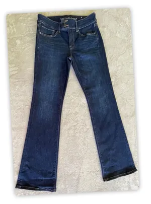 American Eagle Kick Boot Jeans Womens 6 Dark Wash Stretch Mid Rise Denim thumbnail 1
