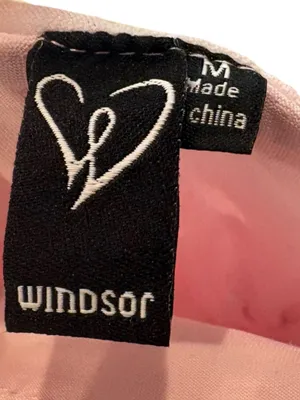 Windsor Homecoming Blush Pink Rhinestone Slip Dress thumbnail 3