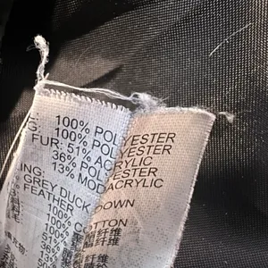 Levis Womens Black Puffer Jacket  Quilted Down Fill Coat Medium thumbnail 6