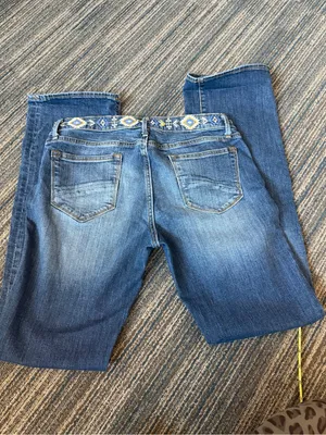 Driftwood Kelly Y2K Embroidered Bootcut Jeans W29 L33 thumbnail 3