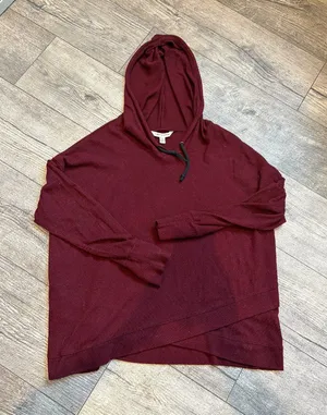 American Eagle Outfitters Womens XL Maroon Pullover Hoodie thumbnail 1