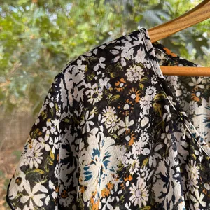 Free People Intimately Say It To Me Floral Print Bodysuit Black Combo Size XS thumbnail 8