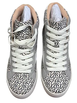Journee Collection Size 6 Animal Print High Top Sneakers NWOT thumbnail 2