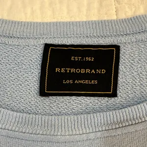 Free People Retrobrand Small Brooklyn Terry Sweatshirt Oversized Blue thumbnail 3