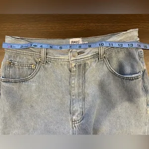 Princess Polly Wide Straight Leg Jeans Size 6 Light Wash thumbnail 9