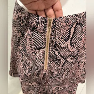 Superdown Blush Pink Snake Print Dress Size L thumbnail 7