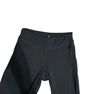 Adidas Athletic Capri Leggings med Black Workout Gym Crop pants wk2 thumbnail 2