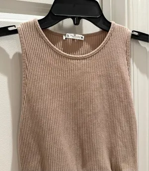 Zara Ribbed Tank Top thumbnail 3