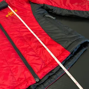 Tri-Mountain Iowa State Cyclones Jacket Women's Small Red Black Puffer Full Zip thumbnail 9