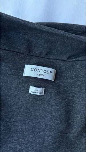 Aritzia Women’s Original Contour Flourish Top Charcoal Grey Size M thumbnail 3