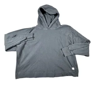 Vuori Women's XL Halo Essential Hoodie Gray Black Charcoal Cropped Lounge Yoga thumbnail 1