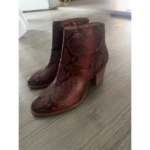 Madewell The Carina Ankle Boot Snakeskin Leather thumbnail 4