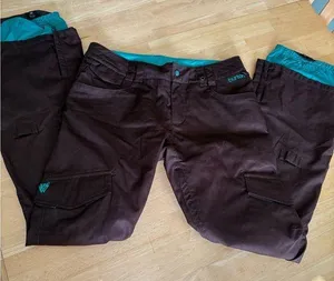 Burton the white collection da nag dry ride snow pants size medium brown teal thumbnail 1