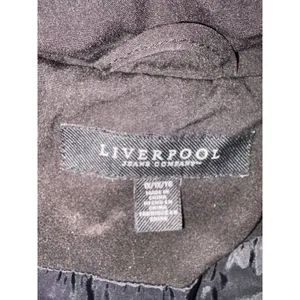 Liverpool Jeans Company Womens Black‎ Quilted Hooded Long Trench Coat Jacket thumbnail 6