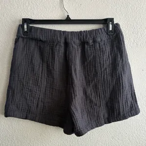 Madewell High Waist Womens Gray Gauze Cotton Comfy Shorts M thumbnail 5