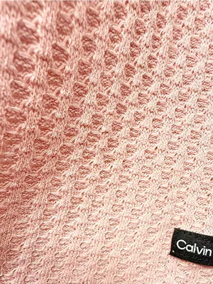 Calvin Klein Jeans Women’s Long Sleeve Waffle-Knit Hooded Pullover Shirt Size M thumbnail 6