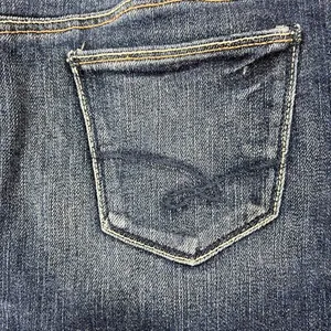Abercrombie Y2K Low-Rise Mini Jean Skirt Sz‎ 27" Dark Wash Grunge Punk Ruehl 925 thumbnail 10