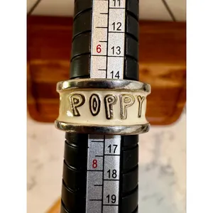 vintage Coach Poppy enamel band ring 2009-2012 preppy casual luxury coquette thumbnail 2