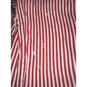 PINK Victoria's Secret Pajama Pants Medium Red White Striped Sleep‎ Lounge thumbnail 5