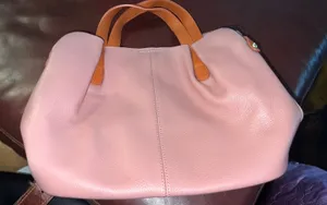 Rose colored leather purse Pink thumbnail 1