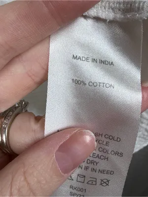 Quince White 100% Organic Cotton Gauze Roll Sleeve Top thumbnail 4